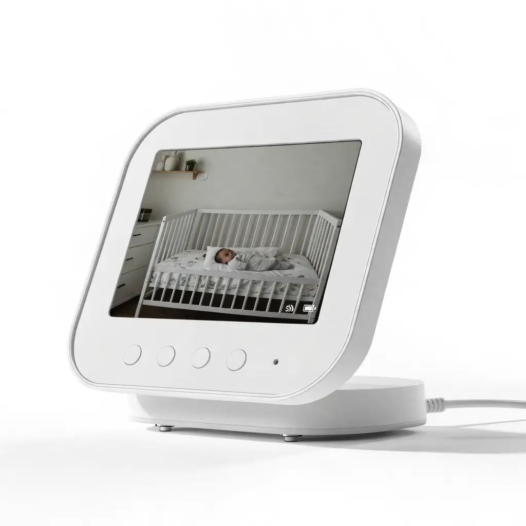 Babyphone Vidéo 5" — Vision Nocturne + Berceuses